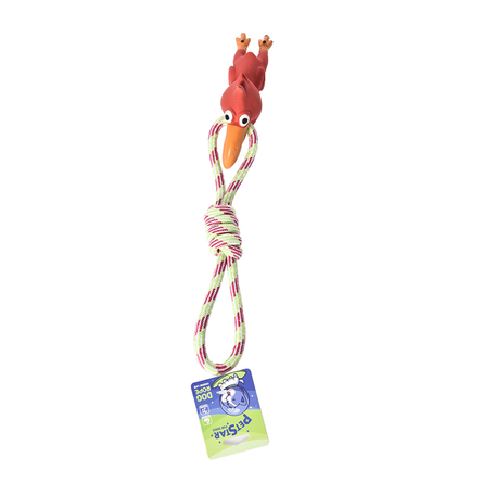PET STAR Игрушка для cобак Канат с попугаем, с пищалкой – интернет-магазин Ле’Муррр