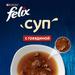 Влажный корм Felix Суп для взрослых кошек, с говядиной, пауч – интернет-магазин Ле’Муррр