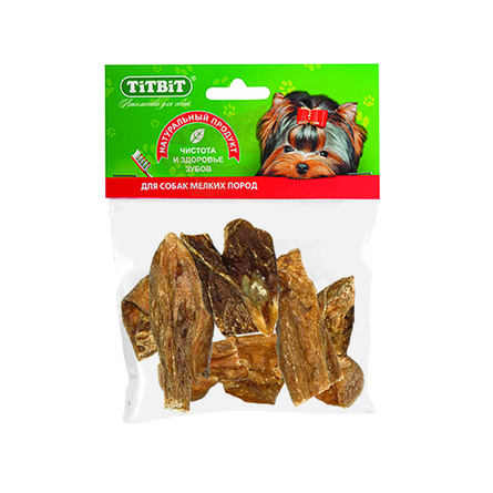 TiTBiT Вымя говяжье мини для взрослых собак мелких пород – интернет-магазин Ле’Муррр