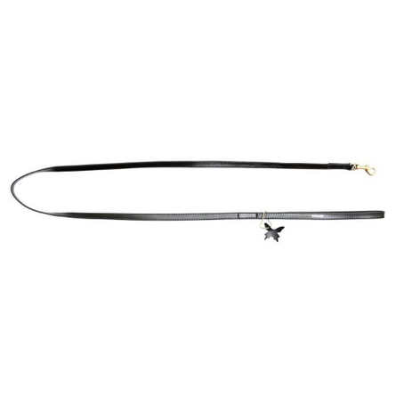 CoLLaR GLAMOUR Поводок черный (ширина 9 мм, длина 122 см) – интернет-магазин Ле’Муррр